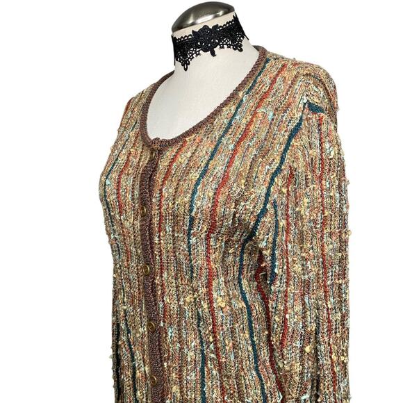 Act iii Vintage 90's Knit Cottagecore Granny Core Button Down Cardigan - Picture 6 of 8